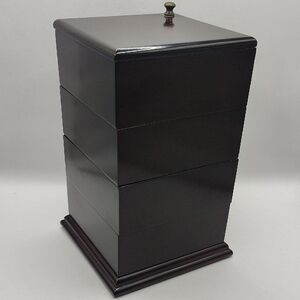 Bombay Dark Brown 4 Drawer Jewelry Organizer